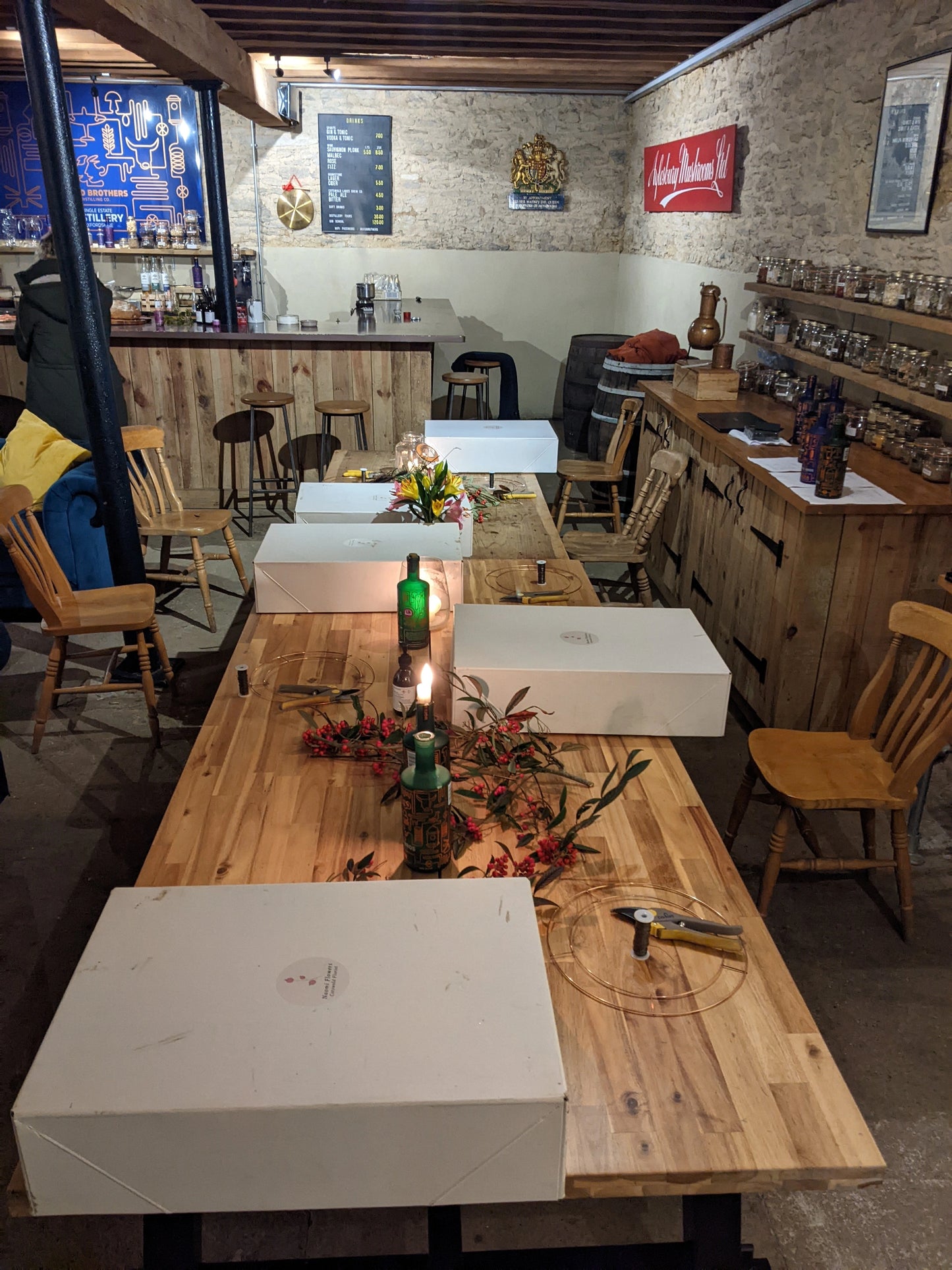 5th December - Wood Brothers Distillery Tour / Wreath Workshop